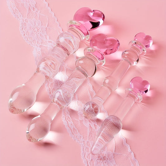 1pc Glass Crystal Dildo Anal Plug